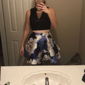 Two piece homecoming short dress